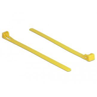 DeLOCK 18760 cable tie Releasable cable tie Nylon Yellow 100 pc(s)