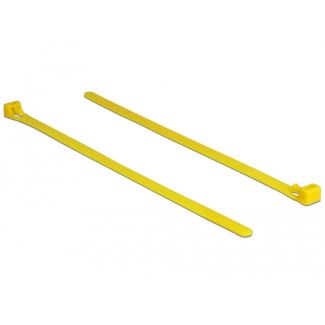 DeLOCK 18759 cable tie Releasable cable tie Nylon Yellow 100 pc(s)
