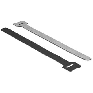 DeLOCK 18687 Velcro Nero 10 pz