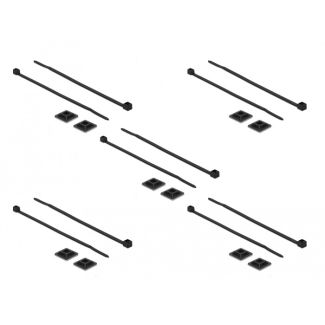 DeLOCK 18680 cable tie mount Black Nylon 10 pc(s)