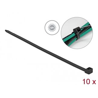 DeLOCK Fascetta resistente ai raggi UV L 920 x L 9,0 mm nero 10 pezzi