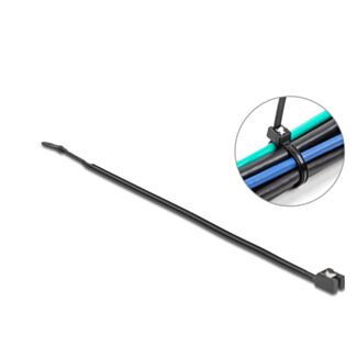 DeLOCK Fascetta auto-tagliente L 280 x L 4,8 mm 50 pezzi nero