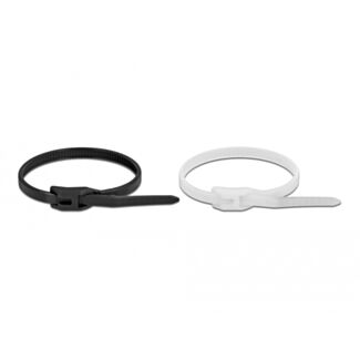 DeLOCK Fascetta con testa piatta L 110 x L 2,5 mm 100 pezzi