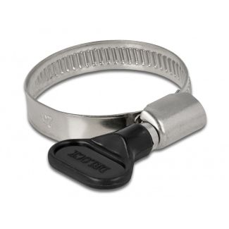 DeLOCK Morsetto per tubo flessibile a farfalla 25 - 40 mm 10 pezzi