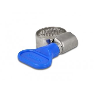 DeLOCK Butterfly Hose Clamp 10 - 16 mm 10 pieces blue
