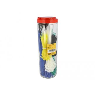 DeLOCK Scatola assortimento fascette 600 pezzi colori assortiti