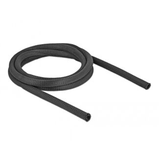 DeLOCK Manicotto intrecciato autochiudente 2 m x 13 mm nero
