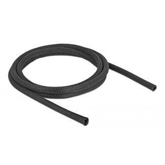 DeLOCK Manicotto intrecciato autochiudente 2 m x 8 mm nero
