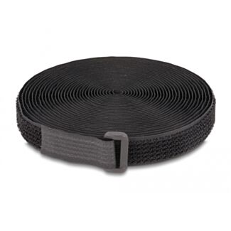 DeLOCK Nastro a strappo in rotolo con cinghia L 3 m x L 20 mm nero