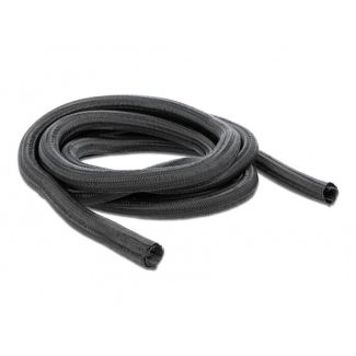 DeLOCK Braided Sleeving self-closing 10 m x 16 mm black