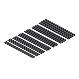DeLOCK Set di tubi termorestringenti 100 mm 28 pezzi nero