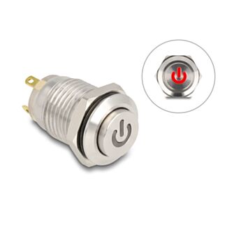 DeLOCK 20981 interruttore Argento