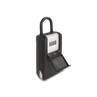 DeLOCK 20933 armadietto portachiave Alluminio, Plastica Nero