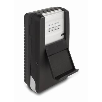 DeLOCK 20932 key cabinet/organizer Aluminium, Plastic Black