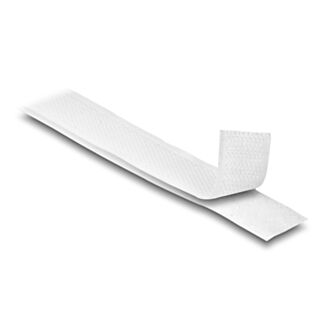 DeLOCK Nastro con chiusura a strappo pesante L 1 m x L 20 mm bianco