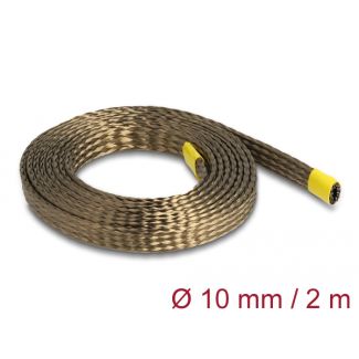 DeLOCK Manicotto intrecciato in fibre di basalto 2 m x 10 mm marrone
