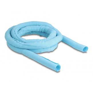 DeLOCK Woven Sleeve self-closing heat-resistant 2 m x 19 mm blue