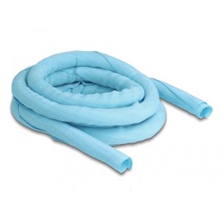 DeLOCK Woven Sleeve self-closing heat-resistant 2 m x 16 mm blue