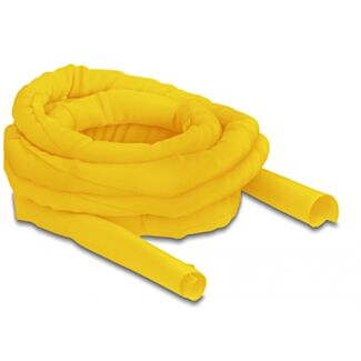 DeLOCK Manicotto intrecciato autochiudente resistente al calore 5 m x 25 mm giallo
