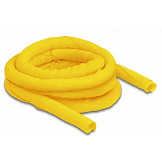 DeLOCK Manicotto intrecciato autochiudente resistente al calore 5 m x 16 mm giallo