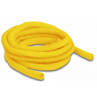 DeLOCK Woven Sleeve self-closing heat-resistant 5 m x 10 mm yellow