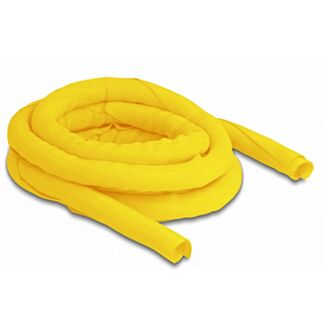 DeLOCK Manicotto intrecciato autochiudente resistente al calore 2 m x 16 mm giallo