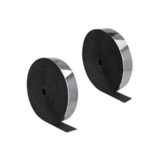 DeLOCK Nastro autoadesivo con chiusura a strappo pesante L 25 m x L 50 mm nero