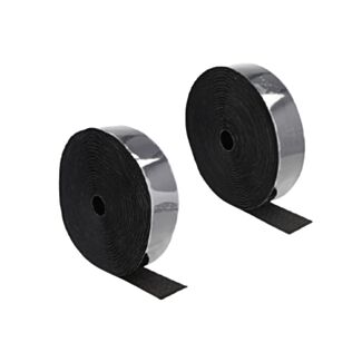 DeLOCK Nastro autoadesivo con chiusura a strappo pesante L 15 m x L 50 mm nero