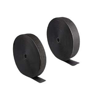 DeLOCK Nastro con chiusura a strappo pesante L 25 m x L 50 mm nero