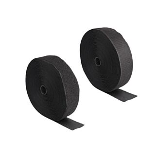 DeLOCK Nastro con chiusura a strappo pesante L 15 m x L 50 mm nero