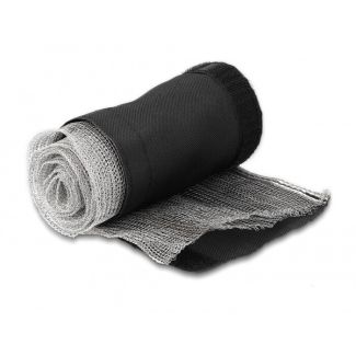 DeLOCK EMI Shielding braided sleeve with hook-and-loop fastener heat resistant 1 m x 25 mm black