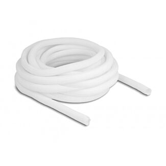 DeLOCK Manicotto intrecciato con chiusura automatica 10 m x 13 mm bianco