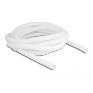 DeLOCK Manicotto intrecciato con chiusura automatica 5 m x 16 mm bianco