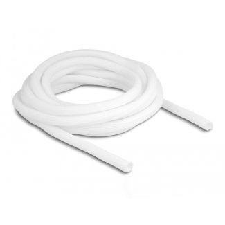 DeLOCK Braided Sleeve self-closing 5 m x 9 mm white