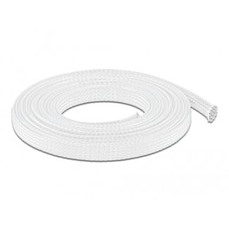 DeLOCK Manicotto intrecciato estensibile da 10 m x 12 mm bianco