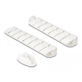 DeLOCK Cable Duct for desk 740 x 75 mm height adjustable white