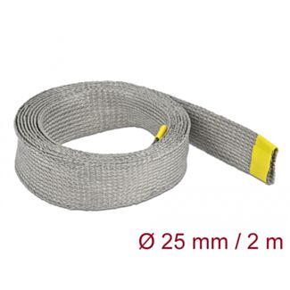 DeLOCK Manicotto intrecciato per schermatura EMC estensibile 2 m x 25 mm