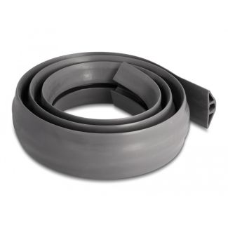 DeLOCK PVC Cable Duct flexible 50 x 13 mm - length 1.5 m grey