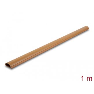 DeLOCK Cable Duct self-adhesive 30 x 11 mm - length 1 m wood look