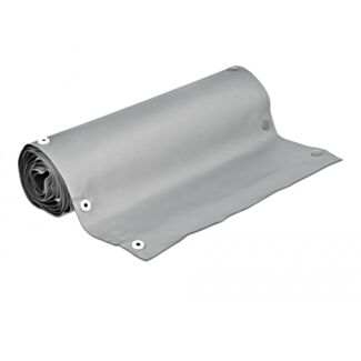 DeLOCK Manicotto per cavi con chiusura a bottone a pressione 2 m x 70 mm grigio / nero
