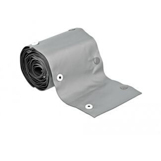 DeLOCK Manicotto per cavi con chiusura a bottone a pressione 2 m x 20 mm grigio / nero