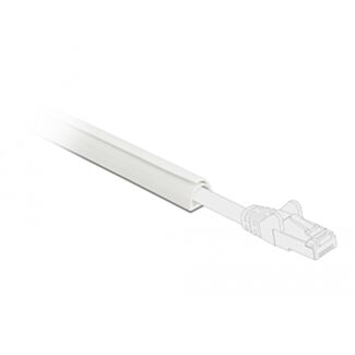 DeLOCK Passacavi Mini autochiudente 12 x 12 mm - lunghezza 1 m bianco