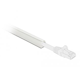 DeLOCK Passacavi Mini autochiudente 10 x 10 mm - lunghezza 1 m bianco