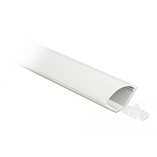 DeLOCK Passacavi angolare 56 x 32 mm - lunghezza 1 m bianco