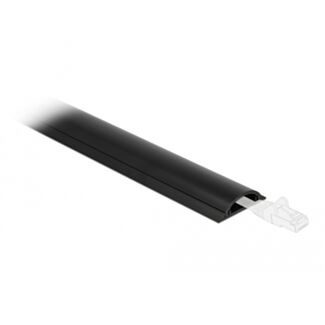 DeLOCK Passacavo 30 x 8 mm - lunghezza 1 m nero