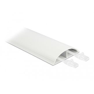 DeLOCK Cable Duct self-adhesive 89 x 21 mm - length 1 m white