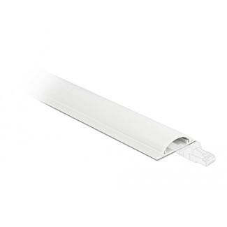 DeLOCK Passacavo 70 x 20 mm - lunghezza 1 m bianco