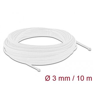 DeLOCK Manicotto intrecciato estensibile da 10 m x 3 mm bianco