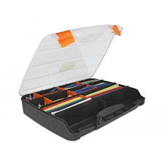 DeLOCK Cassetta con assortimento di tubi termoretraibili con colori assortiti 590 pezzi