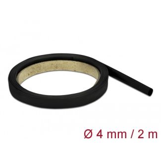 DeLOCK Heat Shrink Tube 2 m x 4 mm Shrinkage Ratio 4:1 black